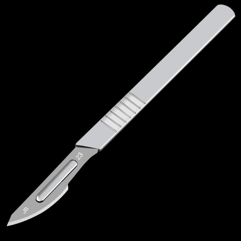 10pcs 11# 23# Carbon Steel Surgical Scalpel Blades + 1pc Handle Scalpel DIY Cutting Tool PCB Repair Animal Surgical Knife