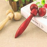 Wooden Eye Face Roller Health Care Massager Primary Wood Color Relaxing Neck Chin Slimming Face-lift Massage Tool