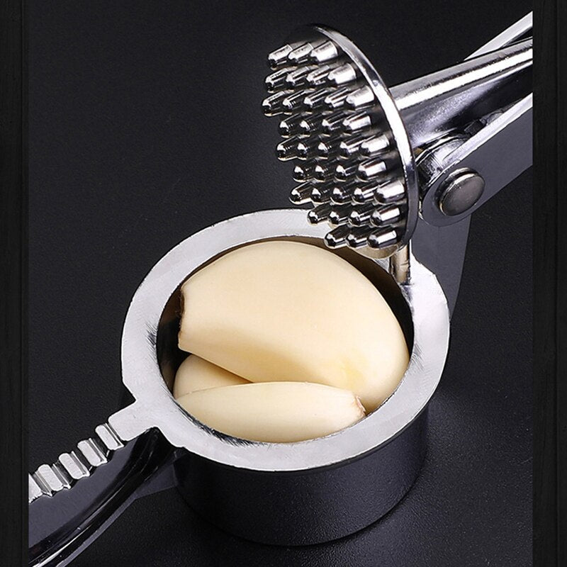 Kitchen Stainless Steel Garlic Press Crusher Home Cooking Vegetables Ginger Squeezer Masher Handheld Ginger Garlic Mincer Tools