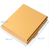20 Sticks Fashion Double Layer Tobacco Smoking Pipe Creative Personality Cigaret Case Metal Cigarette Box Gifts Cigarette Holder