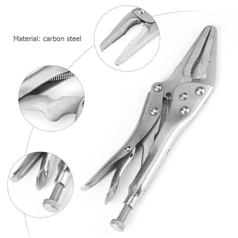 Carbon Steel Welding  Plier Tool Adjustable Jaw Pliers C Clamp Locking Mole Vice Grips Forceps Woodworking Clips Hand Tool