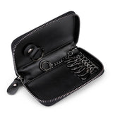 Genuine Leather Wallet Keychain Holder Pouch Purse Key Organizer Cover Bag Fashion Men Key Holder Car Key Case housekeeper