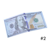 Men Women Bifold Three Options PU Wallet ID Credit Card Storage Holder Purses Fashion Money Clips Dollar Organizer Carteras