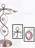Nordic Style Goblet Holder Wine Cup Rack Red Wine Glass Cup Standing with 6 Hooks Stainless Steel Hanging Drinking Glasses Rack