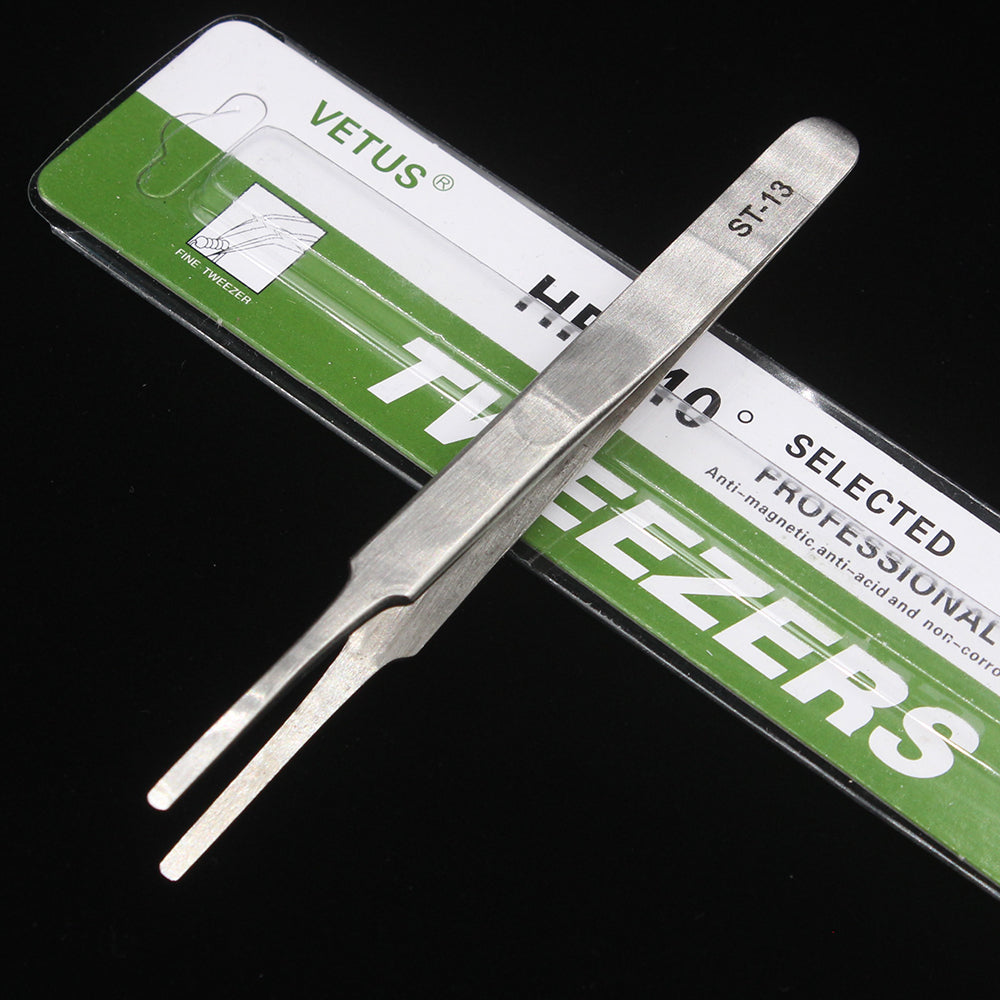 1PCS VETUS ST10-ST15 anti-static tainless Steel Tweezers Set Maintenance Tools Kits