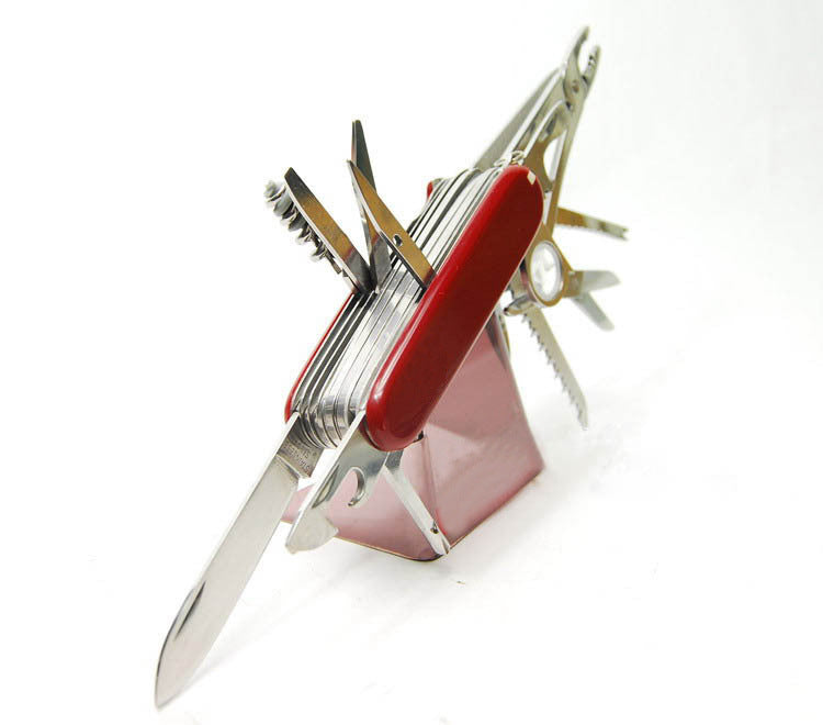Multi-Functional Swiss 91mm Folding Knife Stainless Steel Multi Tool Army Knives Pocket Hunting Outdoor Camping Survival Knife