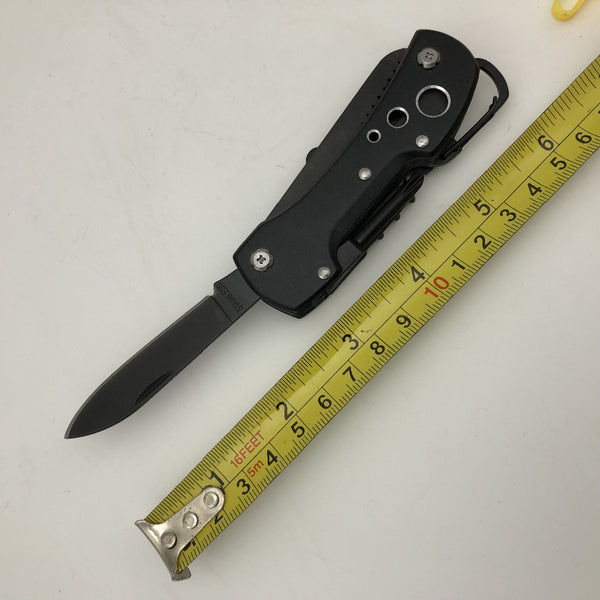 Titanium Black Multifunctional Swiss Knife Multi Purpose Army Folding Pocket Knife Outdoor Camping Survival EDC Tool