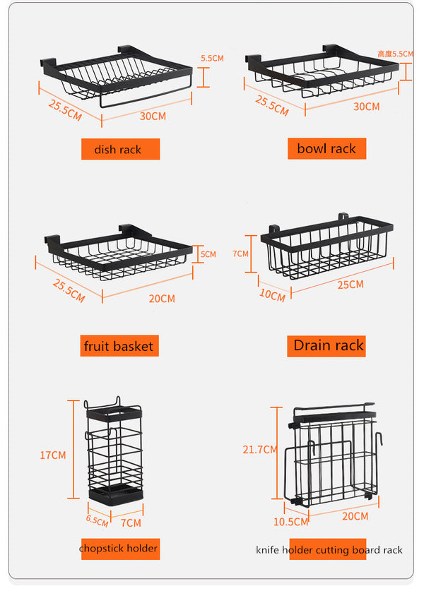 Kitchen stainless steel sink drain rack kitchen shelf DIY dishes cutlery dry drain rack 2 layer storage rack pantry organizer