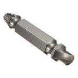 4pcs Screw Extractor Drill Bits Guide Set Broken Damaged Bolt Remover Double Ended Damaged Screw Extractor