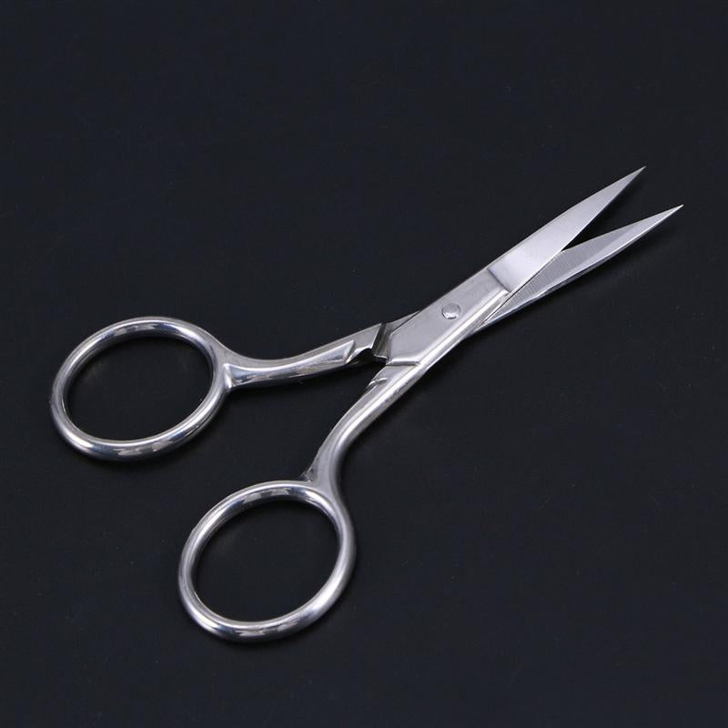 Stainless Steel Nose Hair Scissors Beard Eyebrow Facial Hairs False Eyelashes Trimmer Scissors with Sharp Edge Blades Secondary image