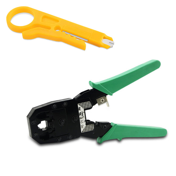 Professional Network Lan rj45 rj11 with Wire Cable Crimper Crimp PC Network Hand Tools Herramientas