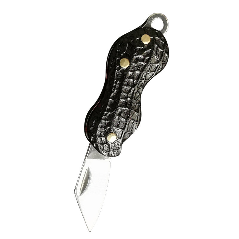 Mini Portable Knife Fold Camping Folding pocket Keychain Outdoor tool Self-defense Peanut knife EDC tool NEW