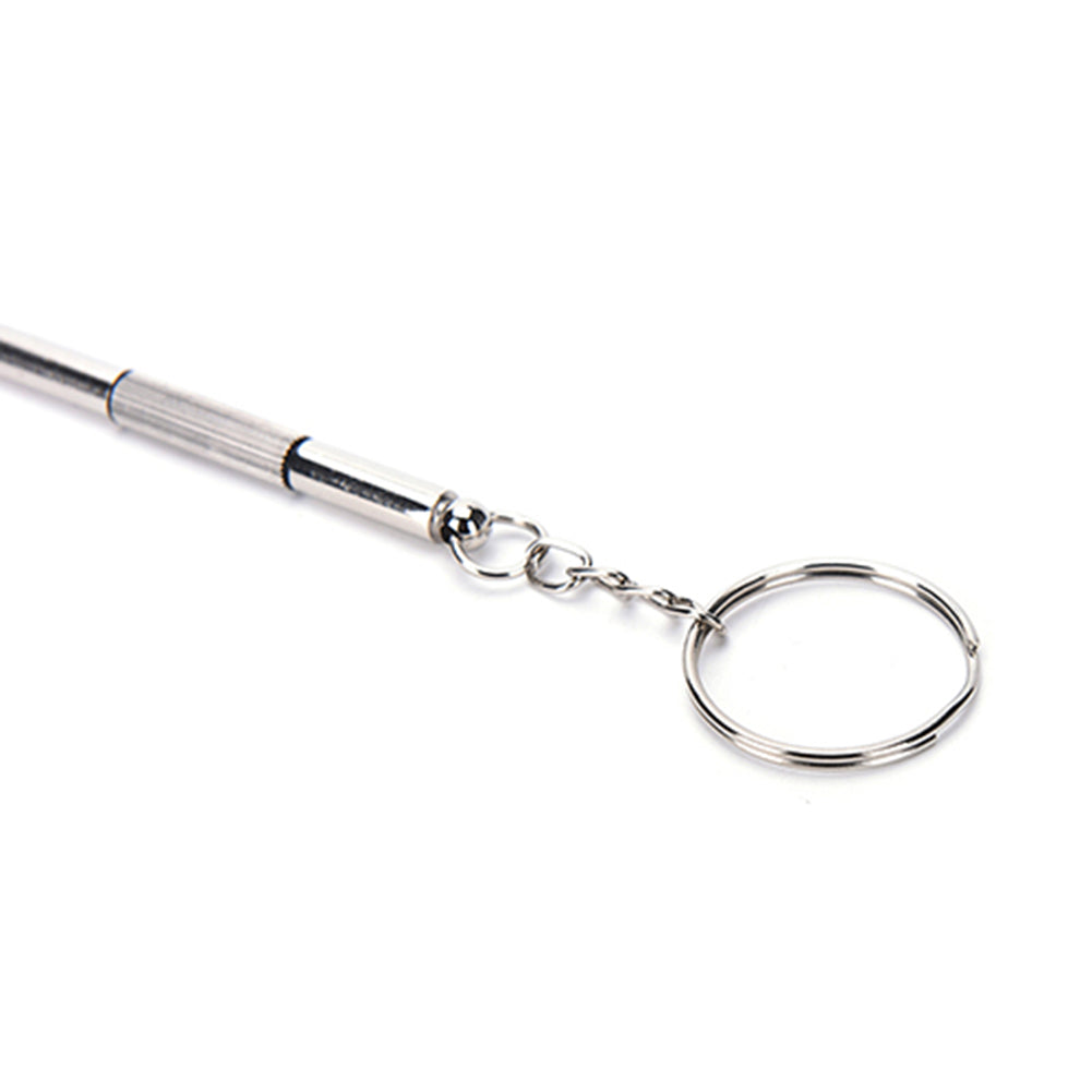 Portable 3 in 1 Keychain Screwdriver Eyeglass Sunglasses Watch Repair Kit Tool