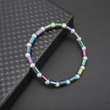 Weight Loss Magnet Anklet Colorful Stone Magnetic Therapy Bracelet Anklet Weight Loss Product Slimming Health Care jewelry