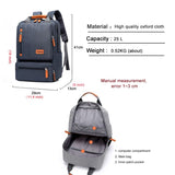 Men's Backpack Casual Business Notebook Backpack Light 15.6-inch Laptop Bag Anti Theft Backpack Travel Rucksack Gray sac a dos