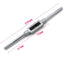 6pcs 3F Hand Screw Thread Metric Plug Tap Set M3 M4 M5 M6 M8 with Adjustable Tap Wrench 1/16-1/4"