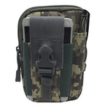 Men waist bag Casual Durable waist pack Belt Canvas Multifunction Military Bag Zipper Waterproof Waist Bag for Outdoor Wear