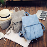 Women's Backpack Shoulder Bag Pu Leather Rucksack Women Bag Fashion Ladies Backpack Mochila Escolar School Bags For Teenagers