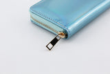 New Fashion Laser Zipper Long Wallet Women Leather Money Pouch Coin Phone Card Passport Holder Clutch Wallets Female Purses