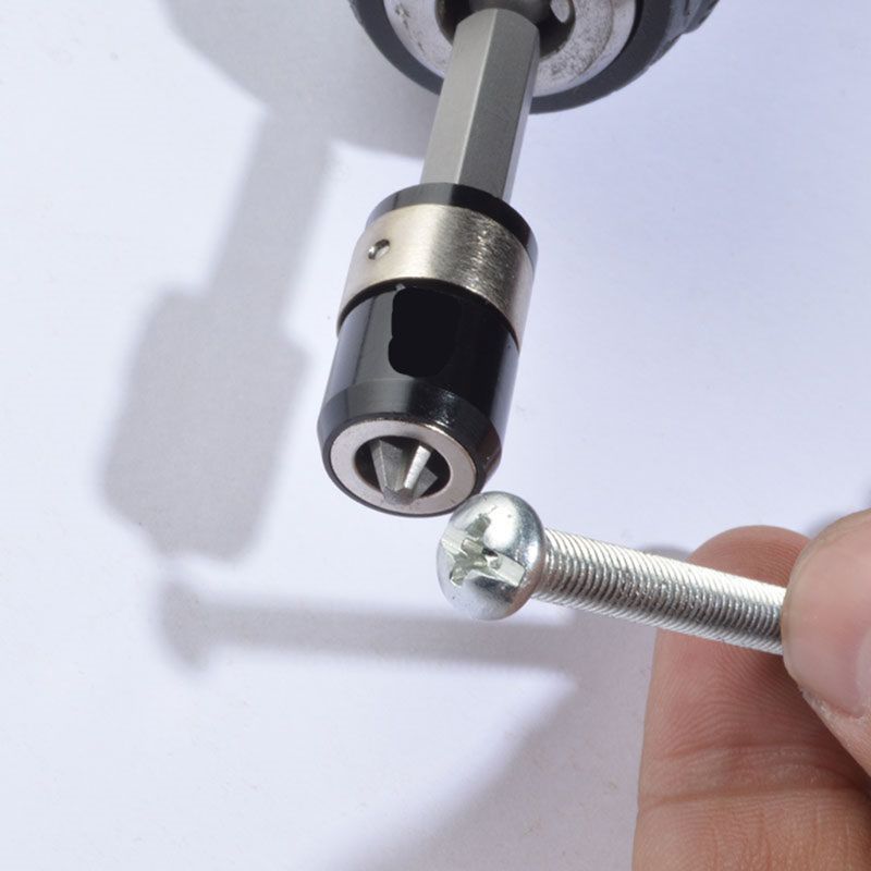 Magnetic Ring 1/4" 6.35mm Metal Strong Magnetizer Screw Electric Phillips Screwdriver Bits Secondary image