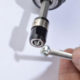 Magnetic Ring 1/4" 6.35mm Metal Strong Magnetizer Screw Electric Phillips Screwdriver Bits