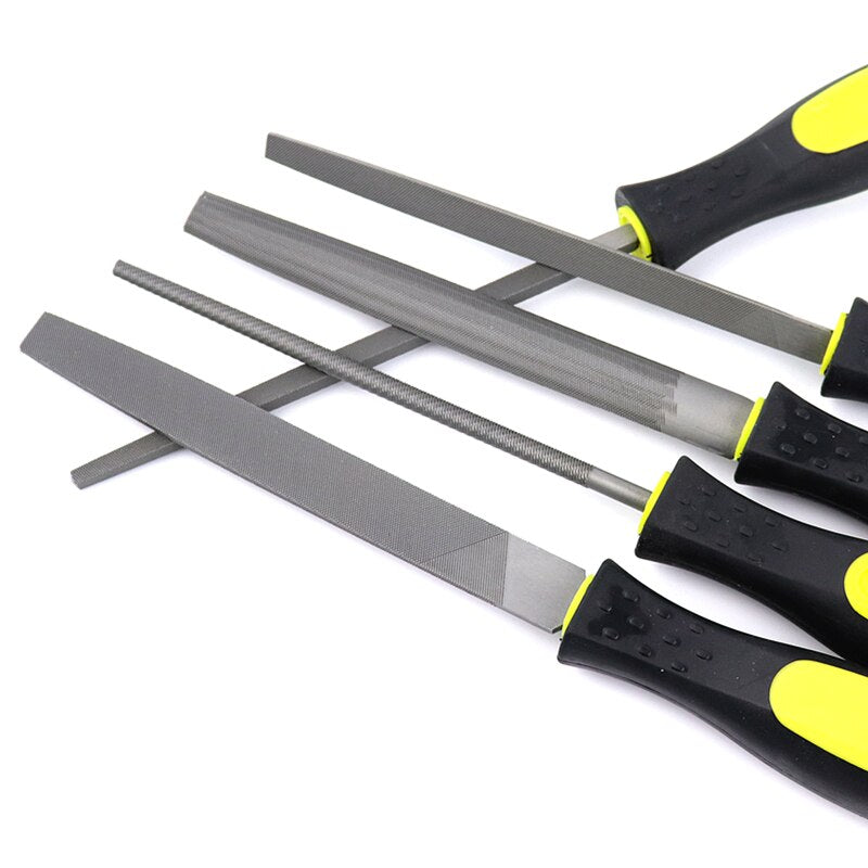 Wood File Steel File Rasp 6''/8''/10'' Round/Flat/Square/Triangle/Half-round Metal Files For Craft Carving Woodworking Tools Secondary image