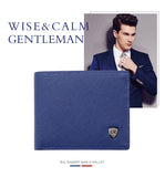 Men Wallets Fashion Solid Color Cross Pattern Open Multi Card Position Wallet Men Leather Purse Men Carteira Billetera Hombre