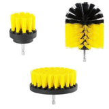 Electric Drill Brush Kit Plastic Round Cleaning Brush For Carpet Glass Car Tires Nylon Brushes Power Scrubber Drill