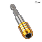 1/4" Hex Shank Drill Bit Holders Quick Release Magnetic Screwdriver Bit Holder 60mm/100mm/150mm