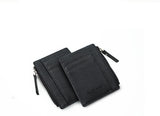Men/Women Mini ID Card Holders Business Credit Card Holder PU Leather Slim Bank Card Case Organizer Wallet Zipper Unisex