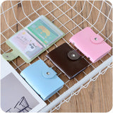 New PU Leather Function 24 Bits Card Case Business Card Holder Men Women Credit Passport Card Bag ID Passport Card Wallet