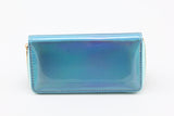 New Fashion Laser Zipper Long Wallet Women Leather Money Pouch Coin Phone Card Passport Holder Clutch Wallets Female Purses