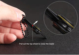 Creative Mini Folding Knives Zipper Keychain Knife Portable Outdoor Survival Emergency Tool Foldable Stainless Steel EDC Navaja