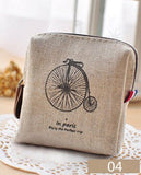Excellent Quality Vintage Classic Women Man Canvas Coin Purse Zip Wallet Small Mini Bag Case Pouch Holder Retro Money Bags Gift
