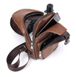 Men's Crossbody Bags Men's USB Chest Bag Designer Messenger bag Leather Shoulder Bags Diagonal Package NEW Backpack Travel