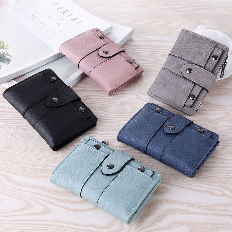 Women Wallet Leather Zip Coin Purse Clutch Handbag Small Mini Card