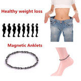 Weight Loss Round Black Stone Magnetic Therapy Bracelet Health Care Luxury Charm Bracelets for Women Man