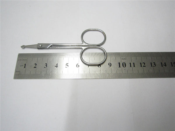 Stainless Steel Beauty Mini Small Bend blade Eyebrow Eyelash scissor Trimmer Makeup Cosmetic Tool shear trim manicure