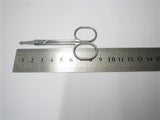 Stainless Steel Beauty Mini Small Bend blade Eyebrow Eyelash scissor Trimmer Makeup Cosmetic Tool shear trim manicure