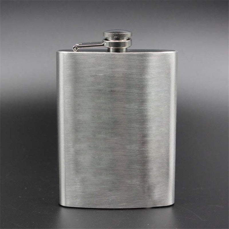 7oz Hip Flask Set Stainless Steel Hip Flask With Funnel Drinking Cup Portable Hip Flask for Whiskey Liquor Wine KC1013-2 Main image