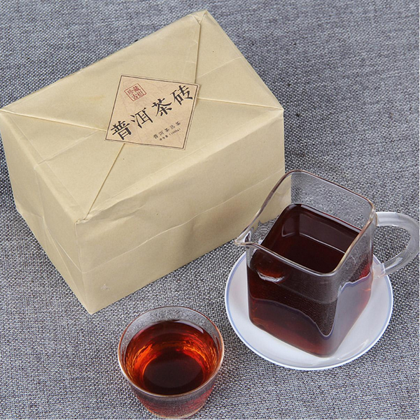 2.2lbs Ripe Puerh Tea Brick Icelandic Ancient Tree Black Tea Old Dry  Puer Brick Yunnan 1000g