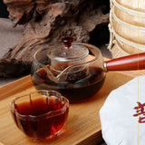 357g Great Original Pu-erh Tea Cooked Tea Cake Ripe Tea Shu Pu'er Tea HelloYoung