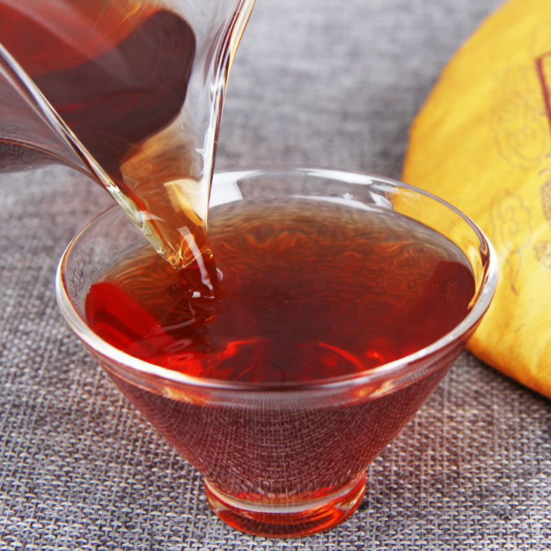 Yunnan Factory Direct Pu'er Tea Menghai Seven Sub-cake PuerTea 357g