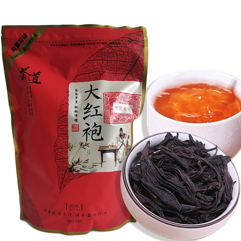 TemuTea 250g Da Hong Pao Tea Chinese Big Red Robe Black Oolong Tea Original Organic Gift Tea Main image