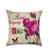 BZ296 New American Country Roses Pillow Cushion Cover Pillowcase Sofa/Car Cushion /Pillow  Home Textiles supplies