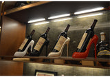 Resin High Heel Shoe Shaped Wine Bottle Holder Stylish Wine Shelf Rack Wedding Party Gift Home Kitchen Bar Accessories