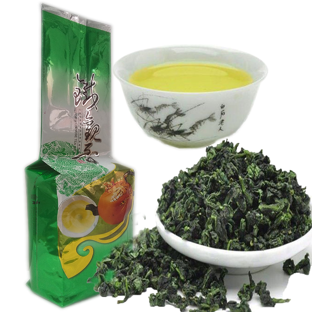TemuTea 250g Tieguanyin Tea Fresh Green tea Tikuanyin Natural Organic Health Oolong Tea 铁观音茶 Main image