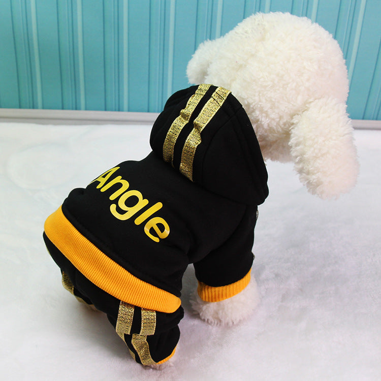 Cute angle Winter dog hoodies clothes pets clothing for dogs winter clothes for small and large dogs warm winter coat