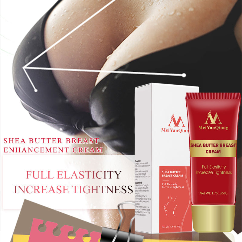 Meiyanqiong Shea Butter Breast Enhancement Cream +Lavender Beauty Breast Enhancer Massage Essential Oil Set Big Bust Skin Care Main image