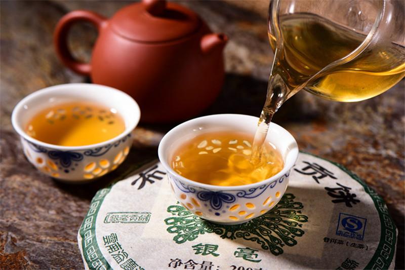 TemuTea 200g Chinese Yunnan Brown Yin Hao Puer Raw Tea Cake Puerh Tea Puer Tea Green Food